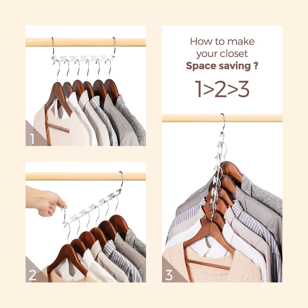 Multifunctional Magic Wonder Space Saving Hangers for Clothes