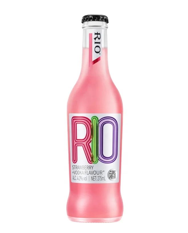 Коктейльные напитки RIO Классическая серия клубника водка аромат Вечеринка фестиваль друзья обеденный бар 275 мл