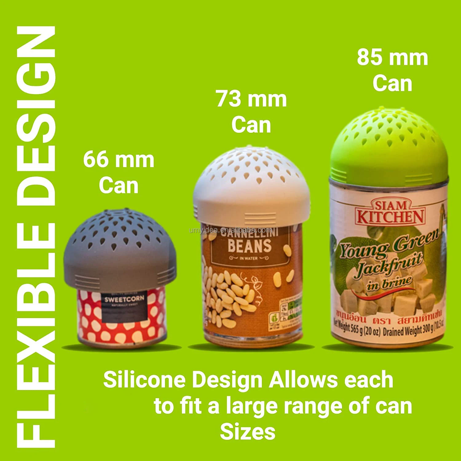 2021 Micro Silicone Kitchen Colander Drainer Portable Multi-Use Mini Colander For Drain Chickpeas Kidney Beans Tinned Fruit