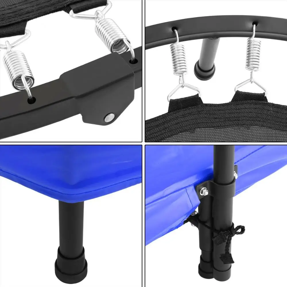 Popular Mini Oval Kids Jumping Toys Trampoline With Handle