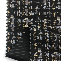 2022 new trend 50D high-elastic printing fabric 78gsm film polyester pongee fabric for jacket