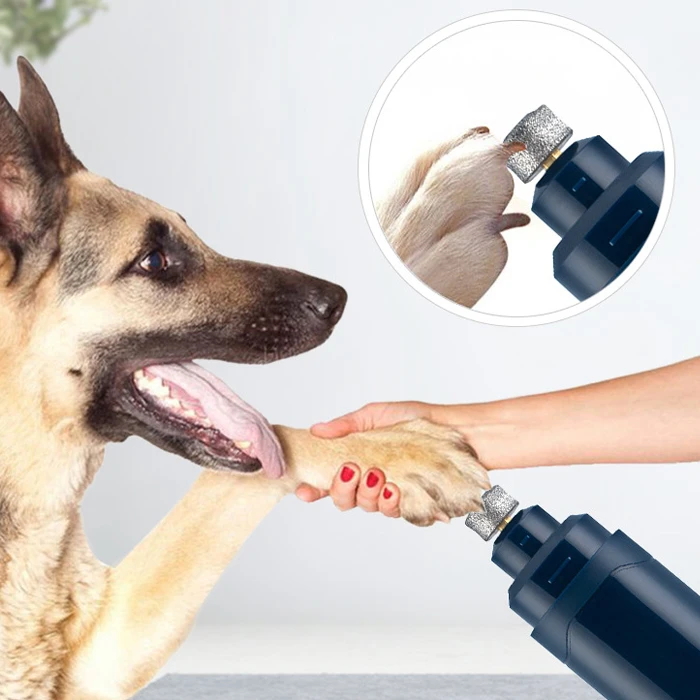 
Top Quality Electric pet nail trimmer USB Rechargeable Trimmer Pet Grooming Tool Dog Nail Grinder 