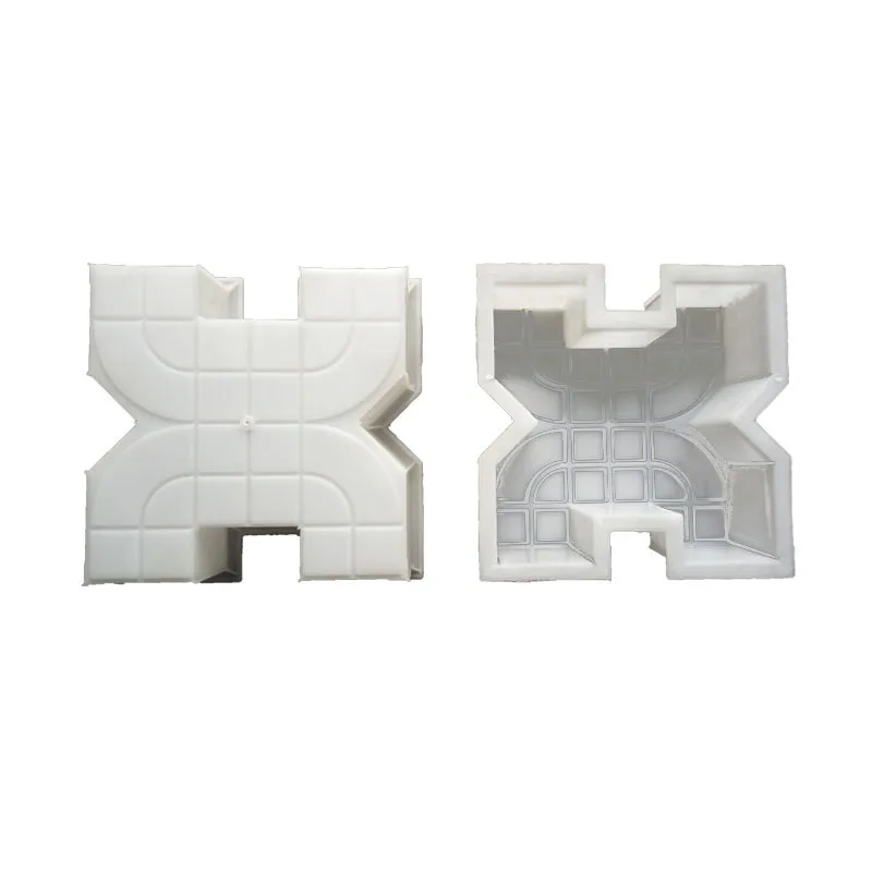 Four corner grass planting X-type lawn brick parking lot mold lawn municipal plastic mold