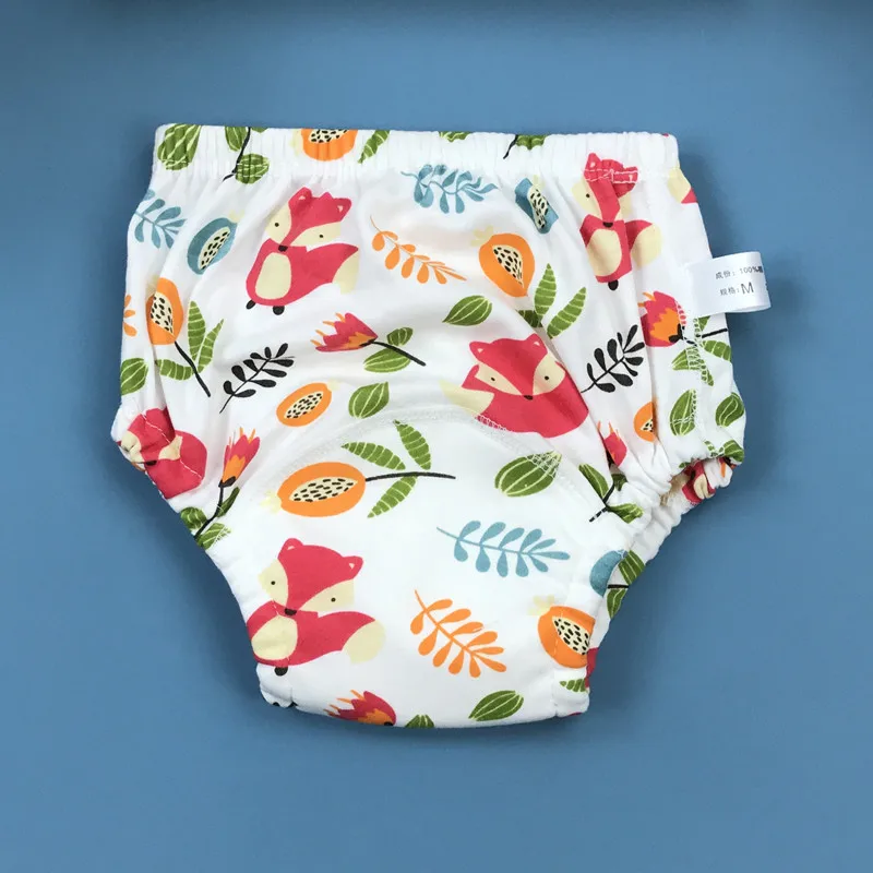
Cotton Washable Diaper Baby Cloth Diapers Baby Training Pants Potty Training Underwear 