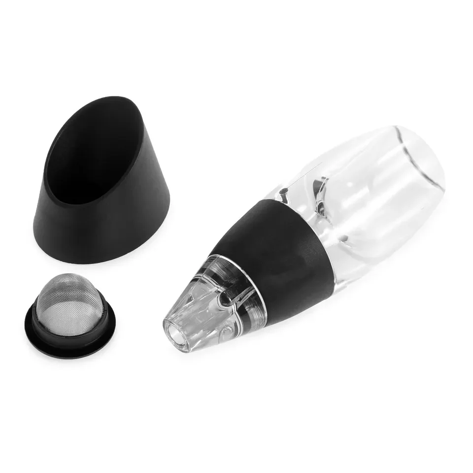 Wine Aerator Aerating Pourer Spout Magic Quick Decanter crystal Wine Aerator Decanter Set