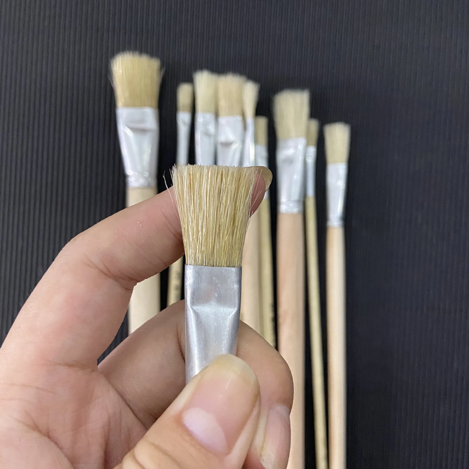 Paul Cezanne Professional Paint Brush Manufacturers Chinese Calligraphy Brush 12pcs Oil Painting Brushes