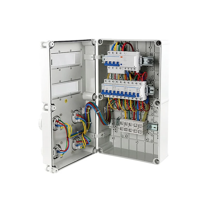 Hot selling wall mounted industrial customized combination socket box wall mounted power distribution box