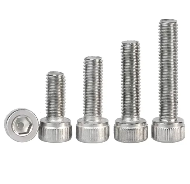 ss304 ANSI/ASME B18.3LSH 4#-40*3/16 White hexagon thin cylindrical head machine screw