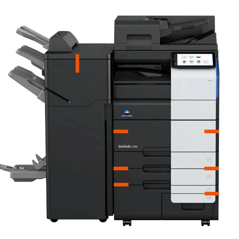 Используемые копировальные аппараты и принтеры Konica Minolta bizhub C650i C750i C360i C450i C550i A3 цветной лазерный принтер со сканером копировальной копией