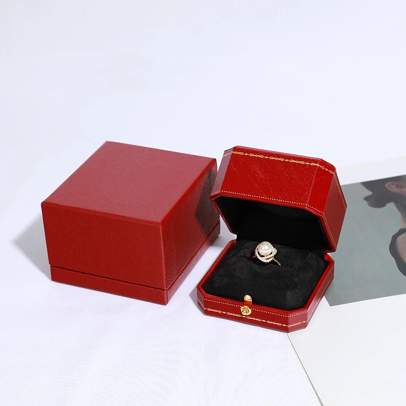 Wholesale Jewelry Box High-End Octagonal Ring Necklace Bracelet European Style Jewelry Packaging for Business