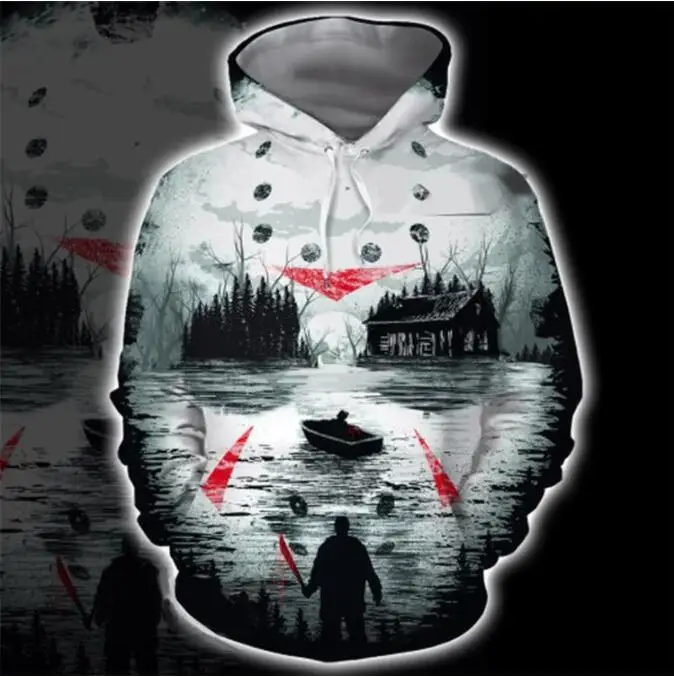 2022 Fashion New Black Friday Jason Vohes 3D Anime Sweater Personalized Hoodie Clothing