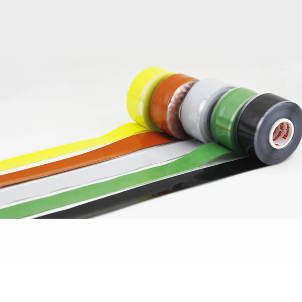 waterproof self fusing insulation silicone rubber tape for emergency repair electrical hose leak water gas pipe wrap leak seal