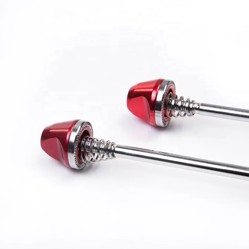 QR010 2019  mtb components aluminum bike quick release bicycle hub skewers red color