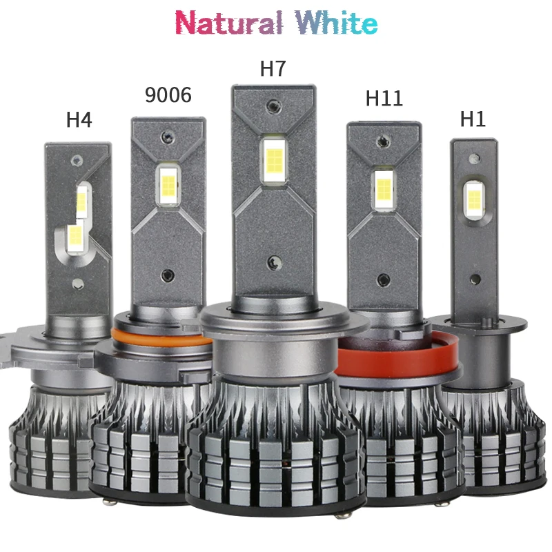 Cheapround 48W 5500LM auto motorcycle mini h7 h11 h4 h1 led headlights 80W 8000LM for Auto Car