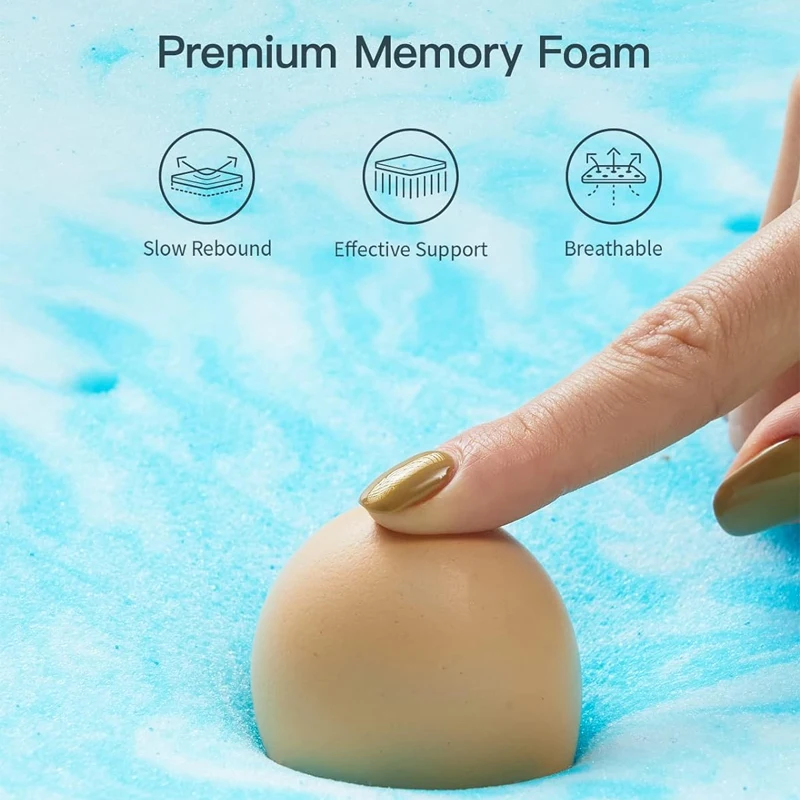 Bedding fitted premium mattress pad elastic dual layer thick gel mattress Pad Topper