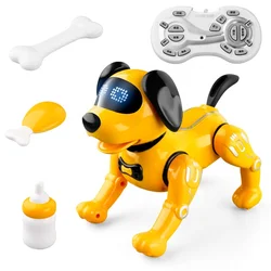 Hot Selling Infrared Smart Remote Control Robot Dog Electric Walking Stunt Dance Performance Smart Dog Robot Toy