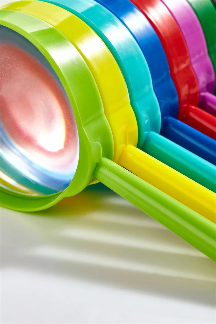 Хорошее качество, оптовая продажа, оптический дизайн, высокая точность, пластиковая рамка, для чтения, детское увеличительное стекло