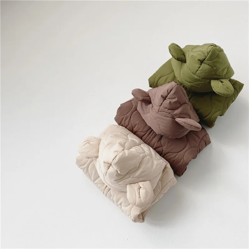 
Toddler Cotton Romper Baby Winter Coat Zipper Long Sleeve Cute Baby Snowsuit 