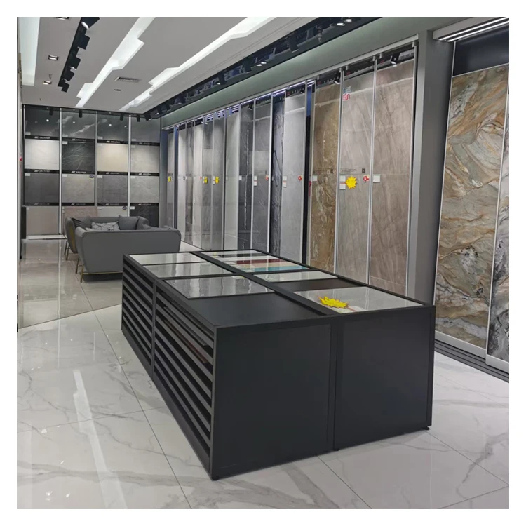 Popular High Quality Granite ceramics tile display rack  For Showroom