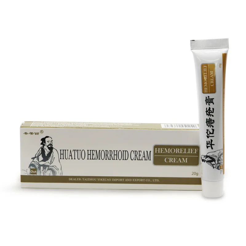 Травяная мазь от геморроя HuaTuo, противовоспалительный крем для восстановления кровотечения/зуда/трещины кишечника