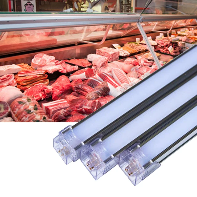 18W DC24V Fresh Food LED Meat Tube 1.2M 20w Meat LED Tubes With Pink Lighting
