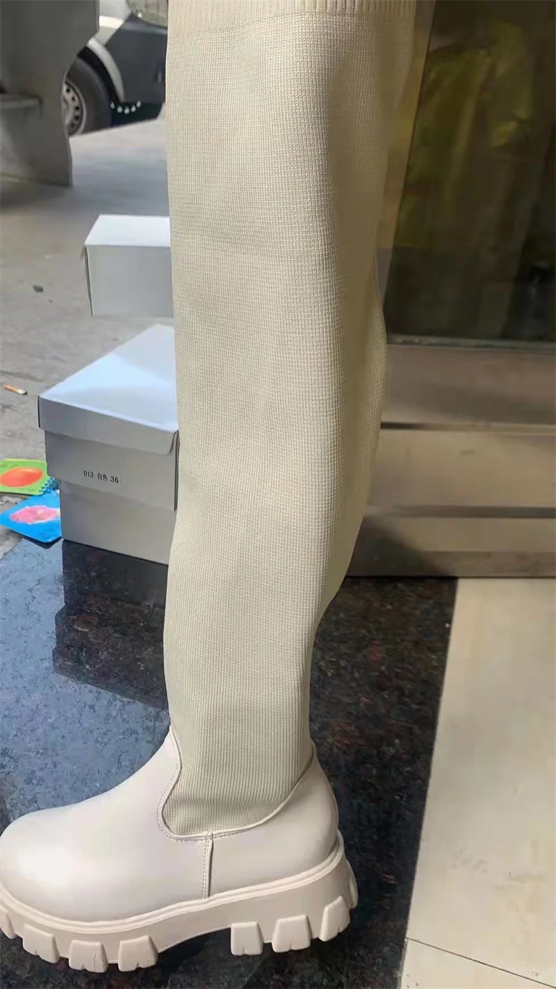 Platform Boots Winter Over The Knee Boots Thigh High Winter Shoe