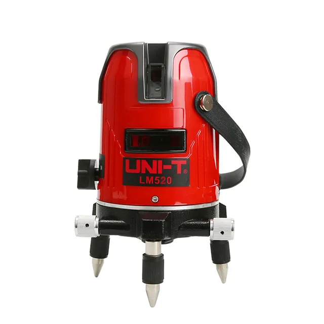 Лазерный нивелир машина 3d с 360 регулятор тонкой настройки UNI-T LM520 лазерный уровень 12 линий