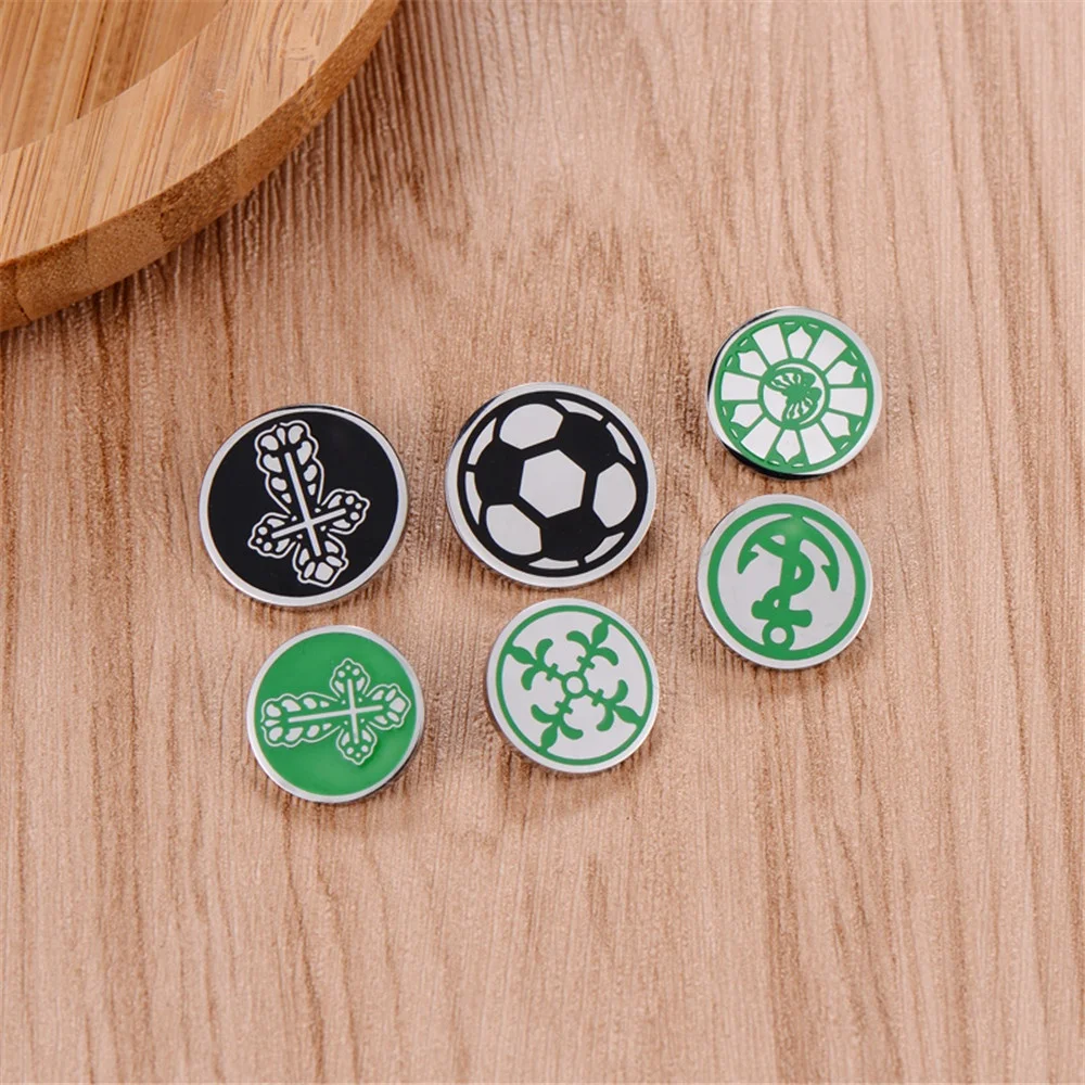 Anchor Designed Cap Buttons For Shirt Fashion Stainless Steel Croc Jeans Button
