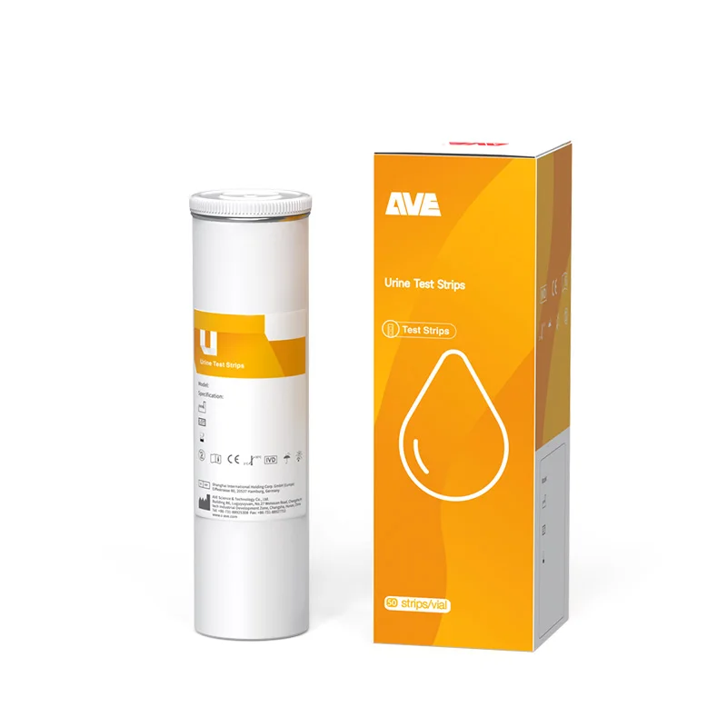 Полоски для анализа мочи 14 параметров AVE-14B