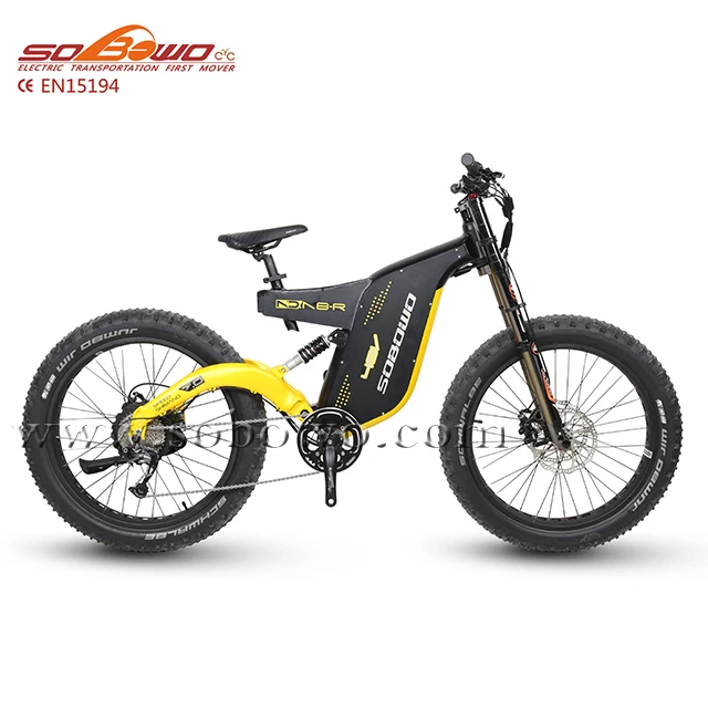 Sobowo OEM 1000 watt 1500 watt 48 volt off road adult electric trail bike for sale