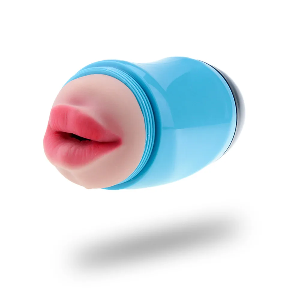 Cheap 2 Heads Flesh Male Masturbation Silicone Masturbation Cup Light Vaginal Mouth Sex Oral Sex Toys Sex Product For Men
