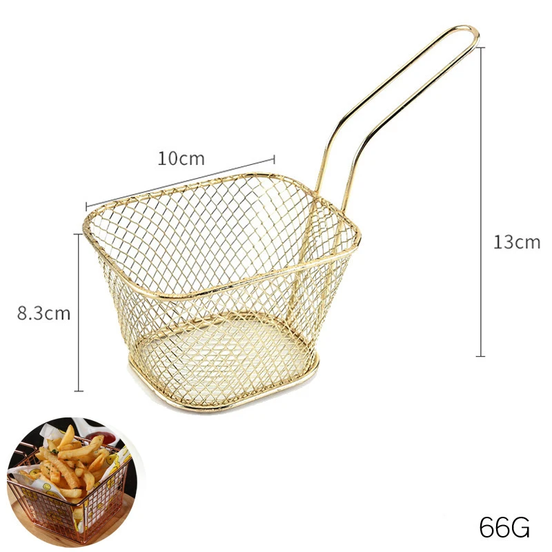 Stainless Steel Long French Fries Fried Net Table Fried French Fries Sieve Drain Oil Net Lengthened Basket (1600323298324)