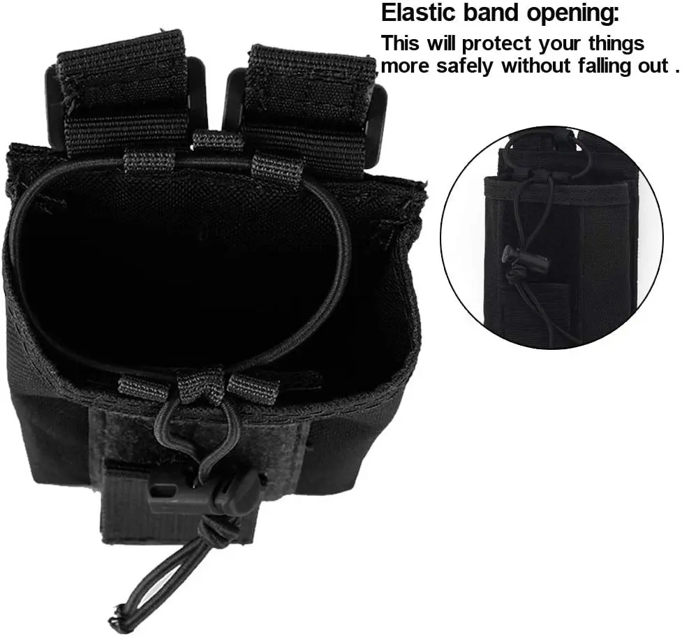 Outdoor Tactical Sports Molle Portable Pouch Small Radio Waist Bag