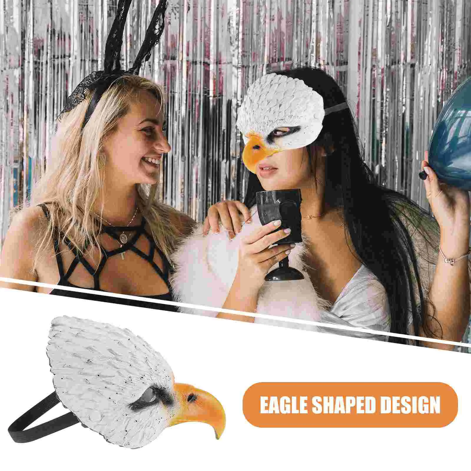Bird Mask Halloween Party Mask Eagle Mask Cosplay Costume Accessory