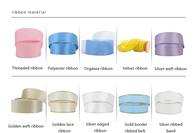 Customized Ribbon Pure Colors Double Faced Softly Smooth Customized Printed Logo Ribbon Satin Tape