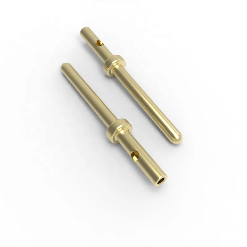 Высококачественные латунные контактные штифты водонепроницаемые автомобильные электрические разъемы CNC токарные штифты, услуги по изготовлению металла