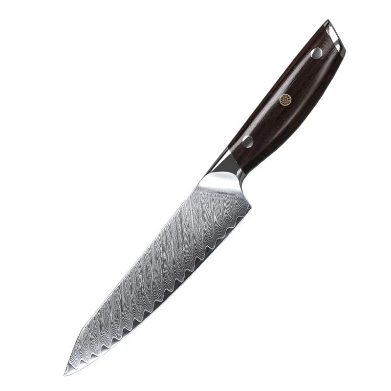 5 inch Japanese Damascus steel utility kitchen knife