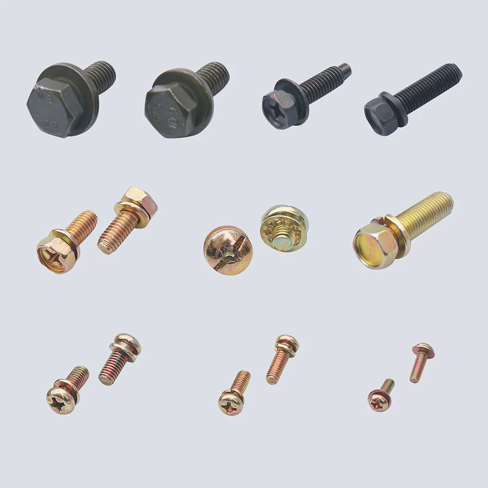 high strength hexagon head sems screw