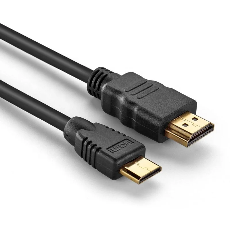 Стандартный видеокабель HDMI-Mini HDMI, кабель-кабель, кабель-кабель, кабель-адаптер 0,5 м, 1 м, 1,5 м, 1,8 м, 2 м, 3 м, 5 м, 10 м для камеры