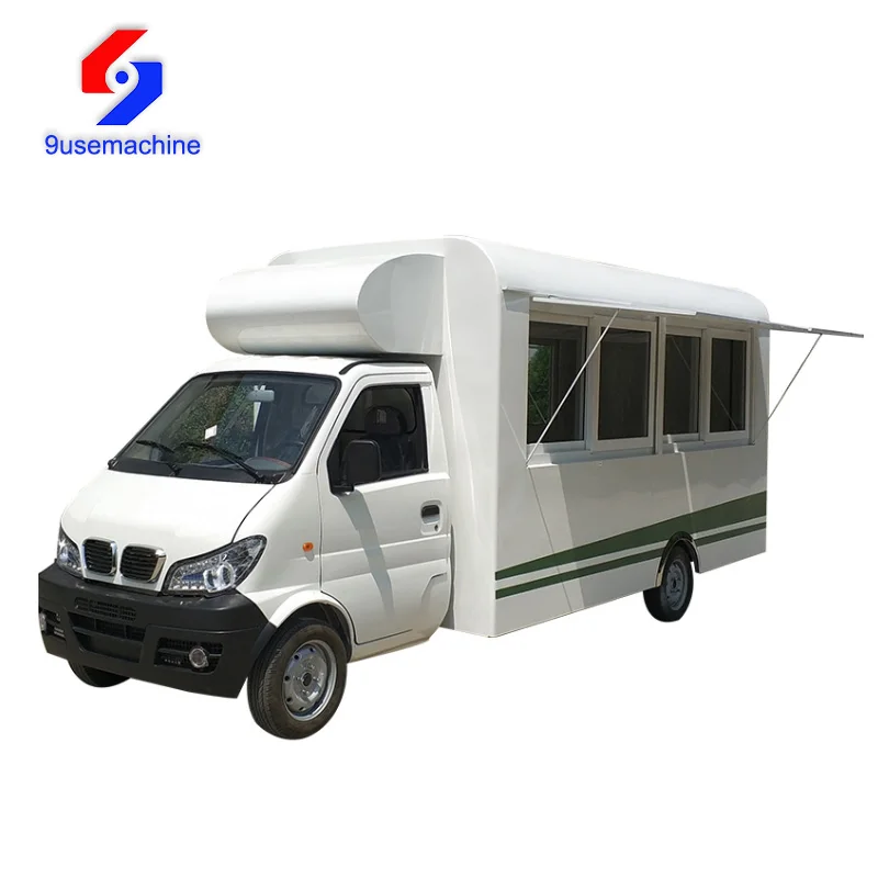 electric street mobile food car fast food vending carts electric food van