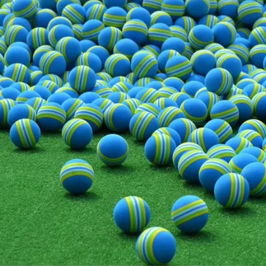Best Selling Eco-friendly Sponge Golf Ball EVA Foam Rainbow Practice Golf Balls Training Soft Balls
