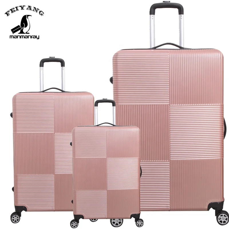 Colorful design luggage sets travel bags hard shell suitcase