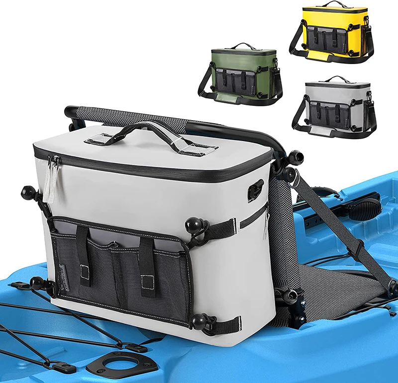 Custom Kayaking Accessories Drinks Water-Resistant Deck Bag Paddle Board Cooler Insulated kayak Cooler Bag