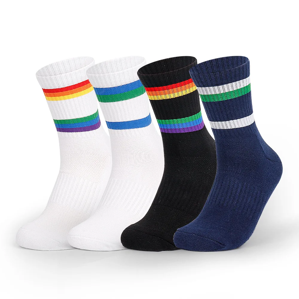 Wholesale outdoor sports socks table tennis badminton tennis socks winter warm terry socks for men women