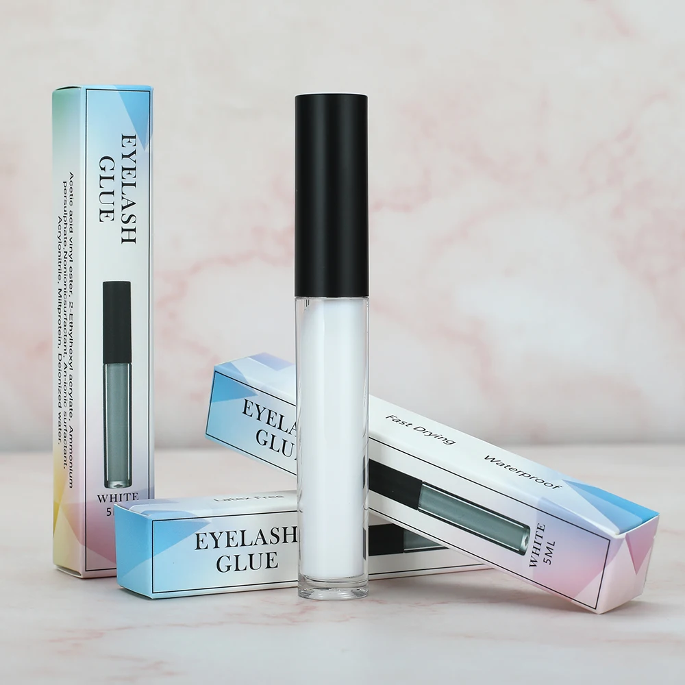 
Eye Lash Glue Strong Hold Clear Eyelash Glue Waterproof Strip Lash Glue for False Lashes 