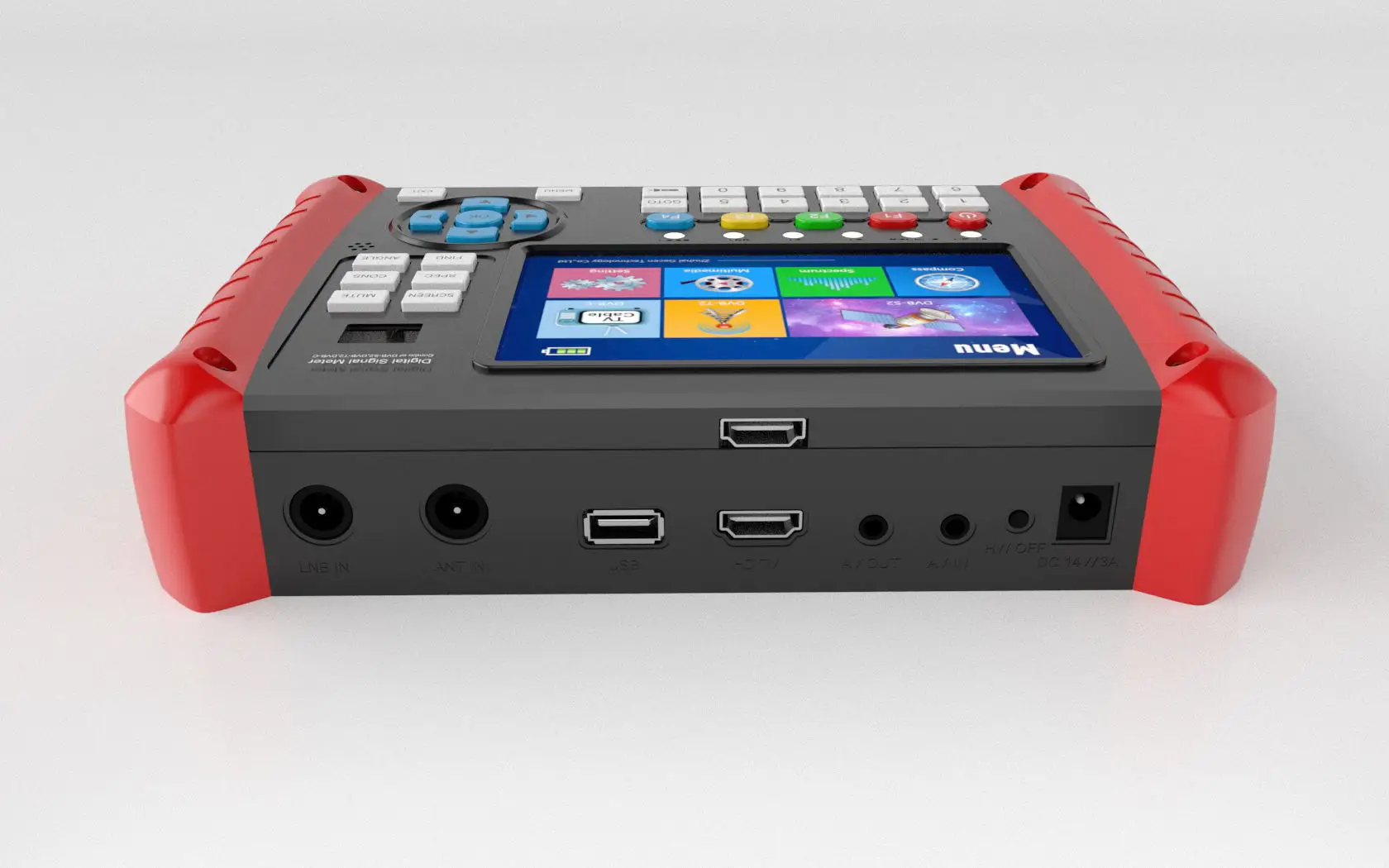 Gecen digital tv satellite finder meter combo DVB-S2 DVB-T2  mpeg-4  sat finder prices