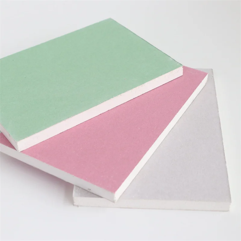 Low Priced Modern Style 1220*2400 Waterproof Gypsum Plasterboard for Hotel Decoration Square Wall Tile Shape