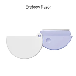 Rounded lovely eyebrow razor shaver portable eyebrows remover trimmer for women