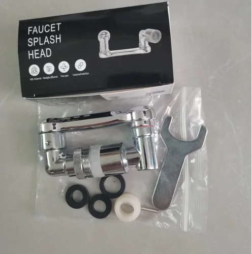 Large Angle Rotating Splash Filter Faucet 2 Water Modes for Eye and Gargle Portable Washing