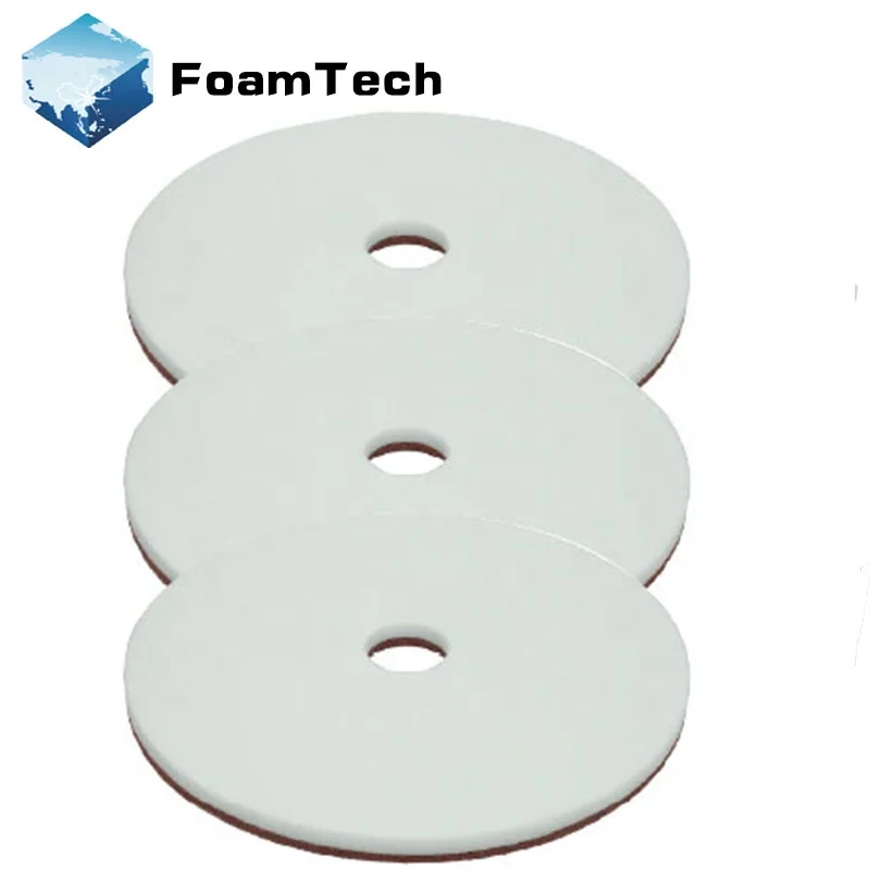 Melamine foam floor cleaning mat, hotel dining hall floor cleaning machine with 9-17 # washing machine round cleaning mat